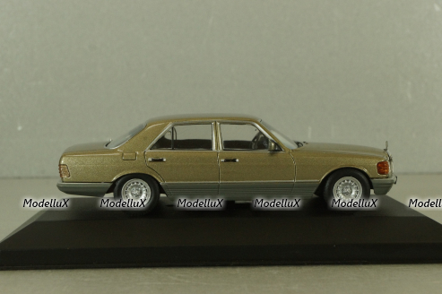 Mercedes 500 SE (W126) 1979 шейховоз, gold, Altaya 1:43