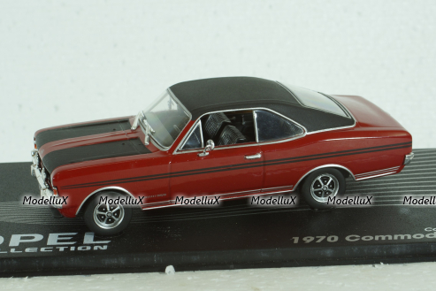 Opel Commadore A, Coupe GS/E 1970, red, Altaya 1:43
