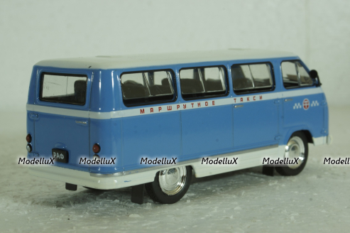 Раф-977 ДМ "Латвия", маршрутное такси, Автолегенды СССР, Deagostini 1:43
