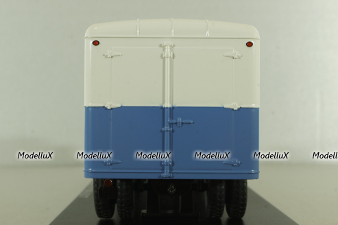 Маз-200В с п/прицепом Маз-5217 голуб/белый, SSM7018, SSM 1:43