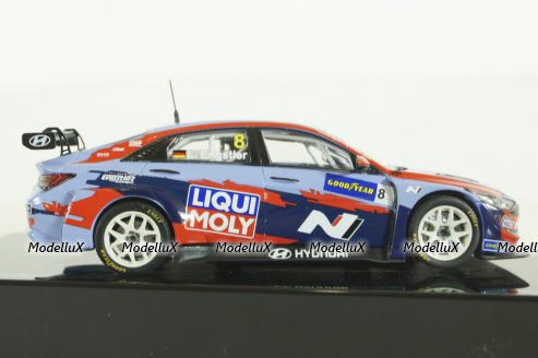 Hyundai Elantra N TCR, No.8, Engstler 2021, GTM156B, IXO 1:43