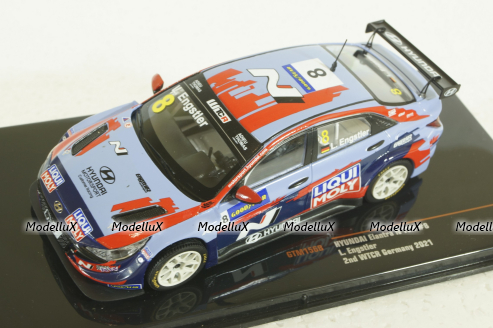 Hyundai Elantra N TCR, No.8, Engstler 2021, GTM156B, IXO 1:43