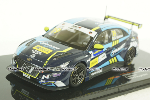 Hyundai Elantra N TCR #19, Target Competition WTCR Portugal A.Backman 2021, GTM158B, IXO 1:43