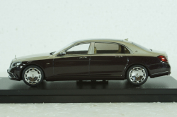 Mercedes-Maybach S-Class, (W222) 2019, black-silver, 420107, Almost Real 1:43