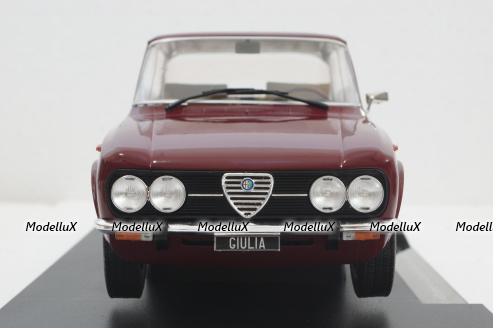 Alfa Romeo Giulia Nuova Super 1974, darkred, MCG18308, MCG 1:18