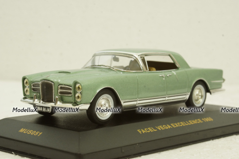 Facel Vega Excellence 1960 light green, MUS051, IXO Museum 1:43