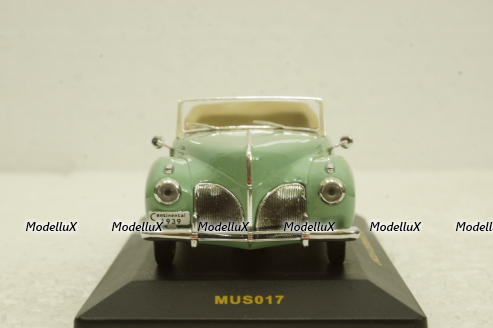 Lincoln Continental 1939, green, MUS017, IXO Museum 1:43