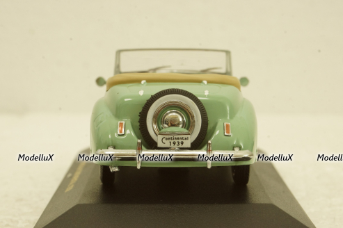 Lincoln Continental 1939, green, MUS017, IXO Museum 1:43