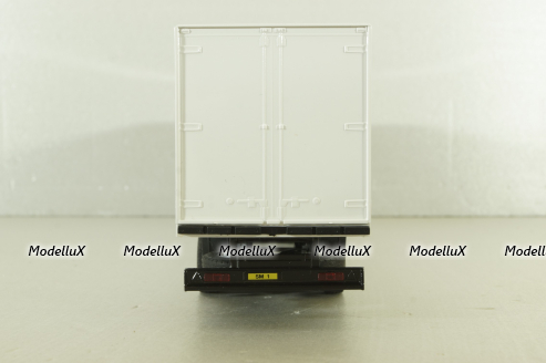 Mercedes Actros MP1 1848 with semi trailer Sales master trucks 1996, white, 112319, Eligor 1:43