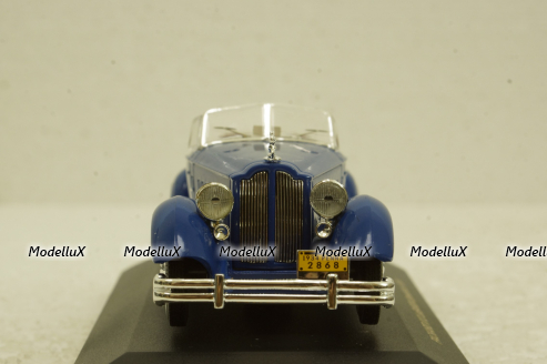Packard V12 LeBaron Speedster 1934 blue, MUS043, IXO Museum 1:43