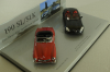 Mercedes 190 SL (W 121) 1955 red and Mercedes SLK 350 (R171) 2004 black, Set, B66045920,  Minichamps 1:43 