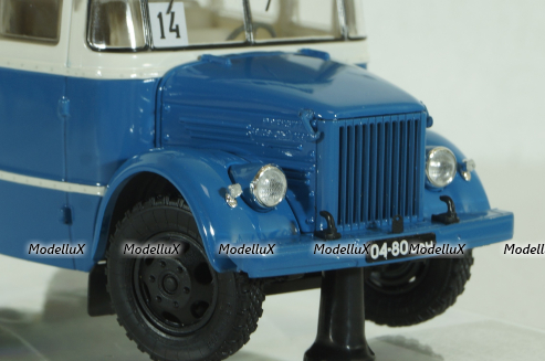КАвЗ-651А, Сине-зеленый, 165110, DiP Models 1:43