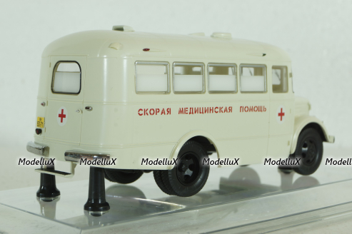 ПАЗ-651А "Скорая Медицинская Помощь" 1957, 165104, DiP Models 1:43