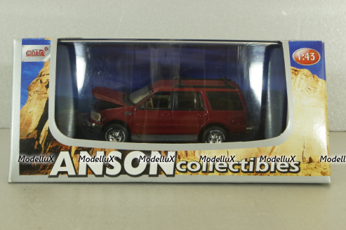 Ford Expedition (UN93) 1996, red, 80804, Anson 1:43