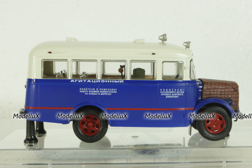 ПАЗ-651А "Агитационный МВД" 1958, 165105, DiP Models 1:43