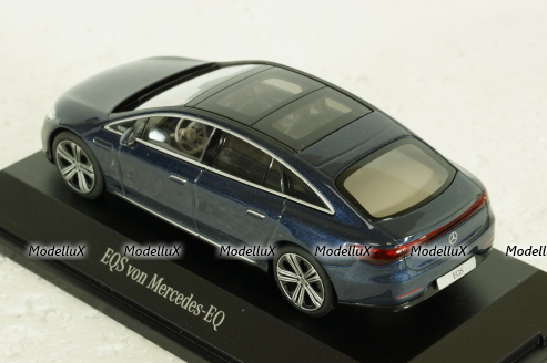 Mercedes EQS (V297) 2021 blue, B66960571, Herpa 1:43