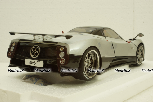 Pagani Zonda F, 2005, Grigio Mercurio, ALM854111, Almost Real 1:18