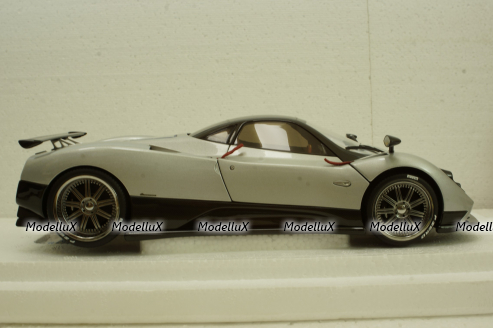 Pagani Zonda F, 2005, Grigio Mercurio, ALM854111, Almost Real 1:18