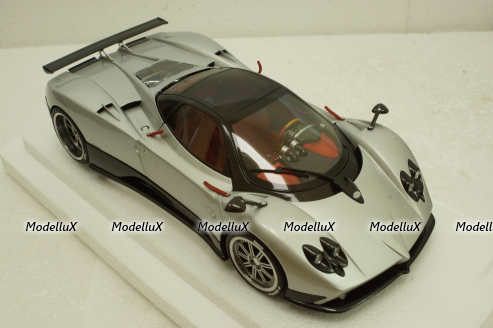 Pagani Zonda F, 2005, Grigio Mercurio, ALM854111, Almost Real 1:18