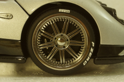 Pagani Zonda F, 2005, Grigio Mercurio, ALM854111, Almost Real 1:18