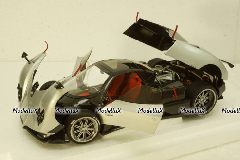 Pagani Zonda F, 2005, Grigio Mercurio, ALM854111, Almost Real 1:18
