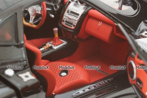Pagani Zonda F, 2005, Grigio Mercurio, ALM854111, Almost Real 1:18
