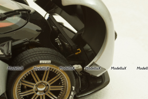 Pagani Zonda F, 2005, Grigio Mercurio, ALM854111, Almost Real 1:18