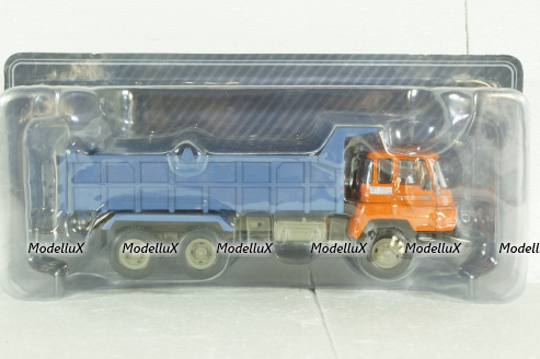 Barreiros 64/26v Truck Cassone Ribaltabile Movimento Terra 1972, Orange Blue, Camiones y Autobuses, Salvat 1:43