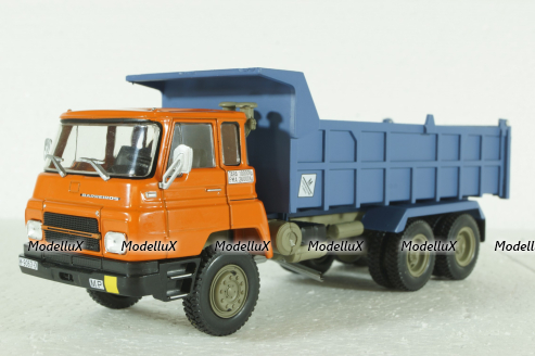 Barreiros 64/26v Truck Cassone Ribaltabile Movimento Terra 1972, Orange Blue, Camiones y Autobuses, Salvat 1:43