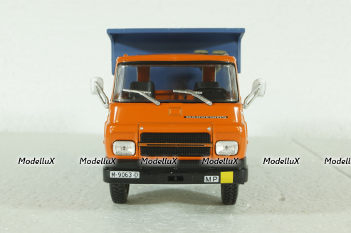 Barreiros 64/26v Truck Cassone Ribaltabile Movimento Terra 1972, Orange Blue, Camiones y Autobuses, Salvat 1:43