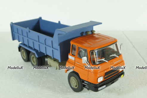 Barreiros 64/26v Truck Cassone Ribaltabile Movimento Terra 1972, Orange Blue, Camiones y Autobuses, Salvat 1:43