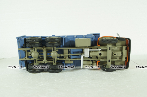 Barreiros 64/26v Truck Cassone Ribaltabile Movimento Terra 1972, Orange Blue, Camiones y Autobuses, Salvat 1:43
