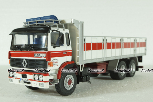 Renault DG290 Truck Cassone Ribaltabile Movimento Terra Megido Transports 3-Assi 1988, Camiones y Autobuses, Salvat 1:43