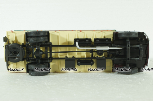 Barreiros Super Azor Truck Telonato Parcet Parramon Transports 2-Assi 1967, Brown Cream, Camiones y Autobuses, Salvat 1:43