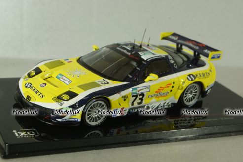 Chevrolet Corvette C5-R #73 Le Mans 2007, yellow, LMM128, IXO 1:43 