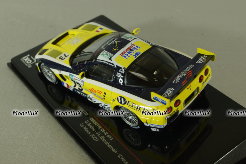 Chevrolet Corvette C5-R #73 Le Mans 2007, yellow, LMM128, IXO 1:43 