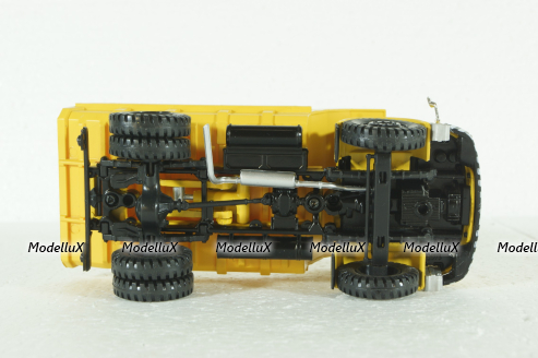 Barreiros Puma Truck Cassone Ribaltabile Movimento Terra 2-Assi 1961, Yellow Camiones y Autobuses, Salvat 1:43