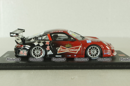 Porsche 911 (997) GT3 Cup #58, red, Carrera Cup Asia 2013, SA037, Spark 1:43