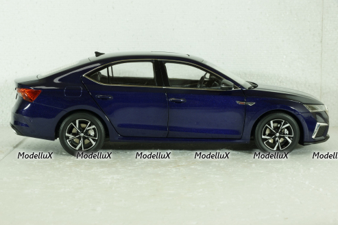 Skoda Octavia PRO (A8) 2021, Blue, Paudi 1:18