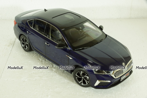 Skoda Octavia PRO (A8) 2021, Blue, Paudi 1:18