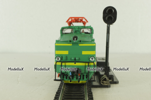 ВЛ41 маневровый электровоз, зеленый, Наши поезда № 12, Modimio 1:87