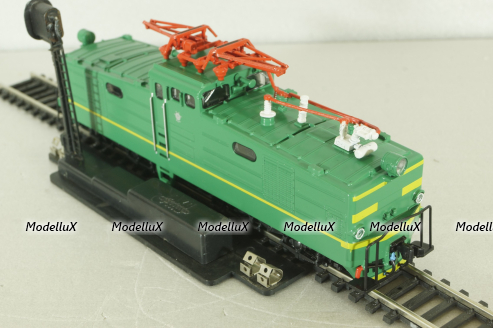 ВЛ41 маневровый электровоз, зеленый, Наши поезда № 12, Modimio 1:87