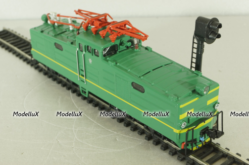 ВЛ41 маневровый электровоз, зеленый, Наши поезда № 12, Modimio 1:87