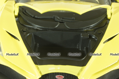 Bugatti W16 Mistral 2023, yellow, BU11051Y, Burago 1:18    