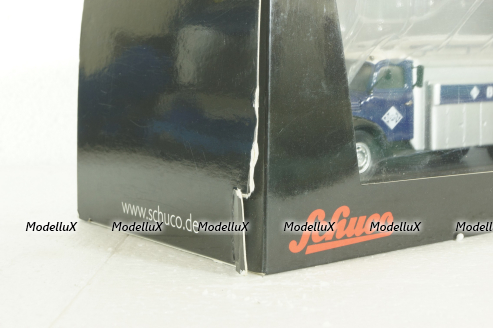 Magirus S6500 fuel truck Aral darkblue, Schuco 1:43
