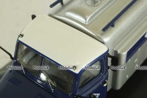 Magirus S6500 fuel truck Aral darkblue, Schuco 1:43