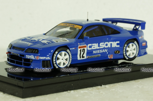 Nissan Skyline (R33) No.12, JGTC 1998 Calsonic, blue, 44192, Ebbro 1:43 Уценка!