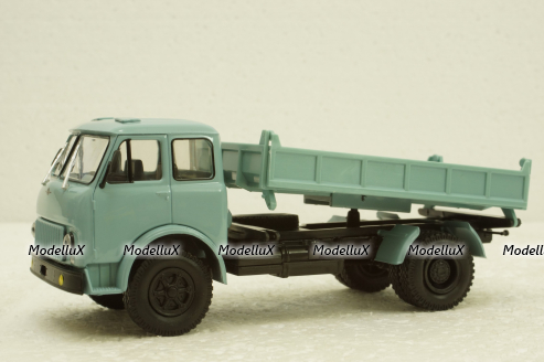 Маз-511Б самосвал голубой, Н976, Наш Автопром 1:43
