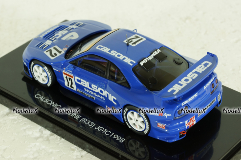 Nissan Skyline (R33) No.12, JGTC 1998 Calsonic, blue, 44192, Ebbro 1:43 Уценка!