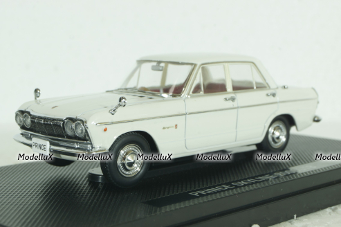 Nissan Prince Skyline 2000GTB 1965 white, 44236, Ebbro 1:43